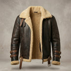 Men’s B3 Flying Aviator Shearling Leather Jacket