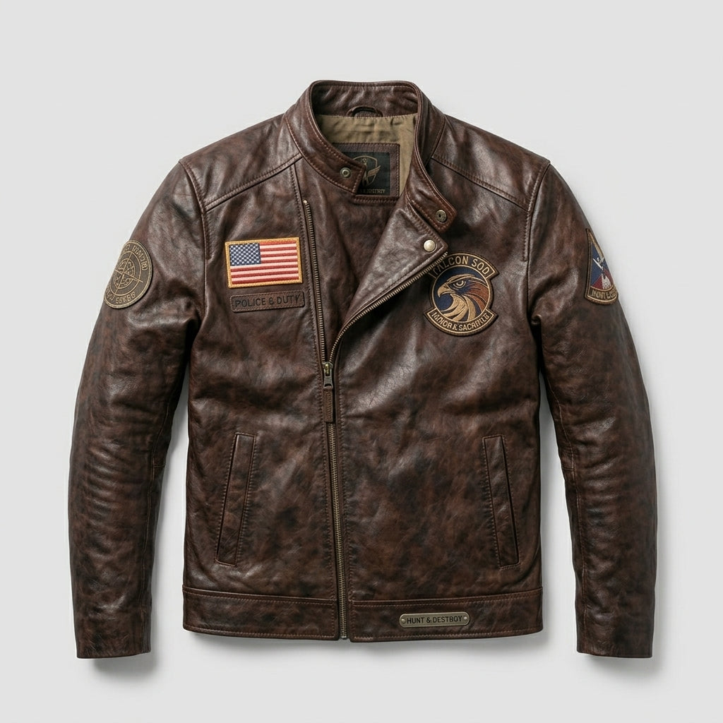 Men’s 73 Brown Leather Jacket