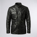 Men’s Exclusive Black Leather Coat