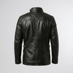 Men’s Exclusive Black Leather Coat