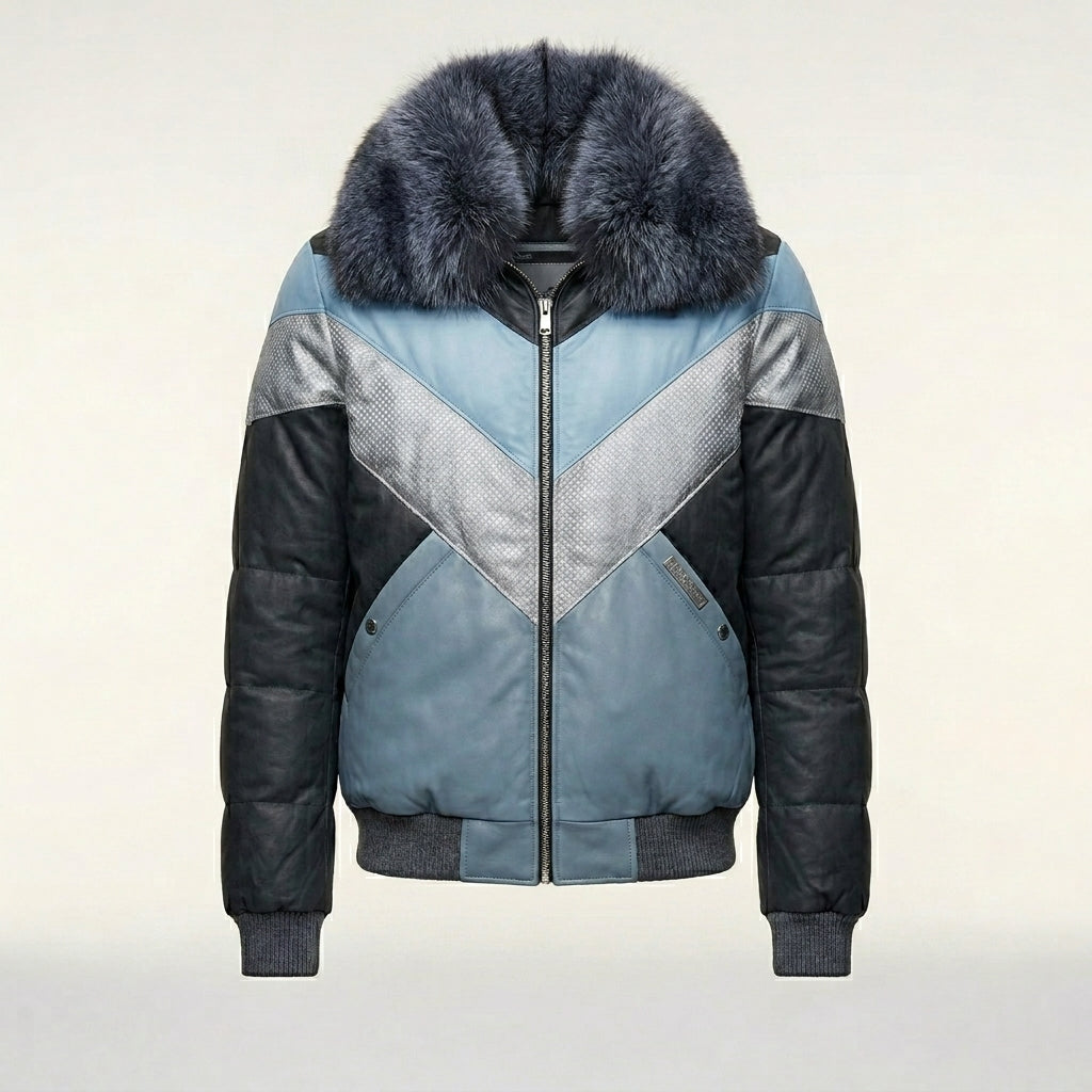 Men’s Bomber Leather Jacket – Premium Leather Jacket Gear Style