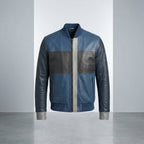 Men’s Leather Bomber Jacket – Classic Aviator Street Style Outerwear