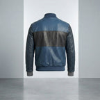 Men’s Leather Bomber Jacket – Classic Aviator Street Style Outerwear