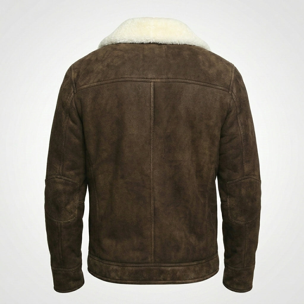 Men’s Vintage Spanish Merino Shearling Leather Jacket
