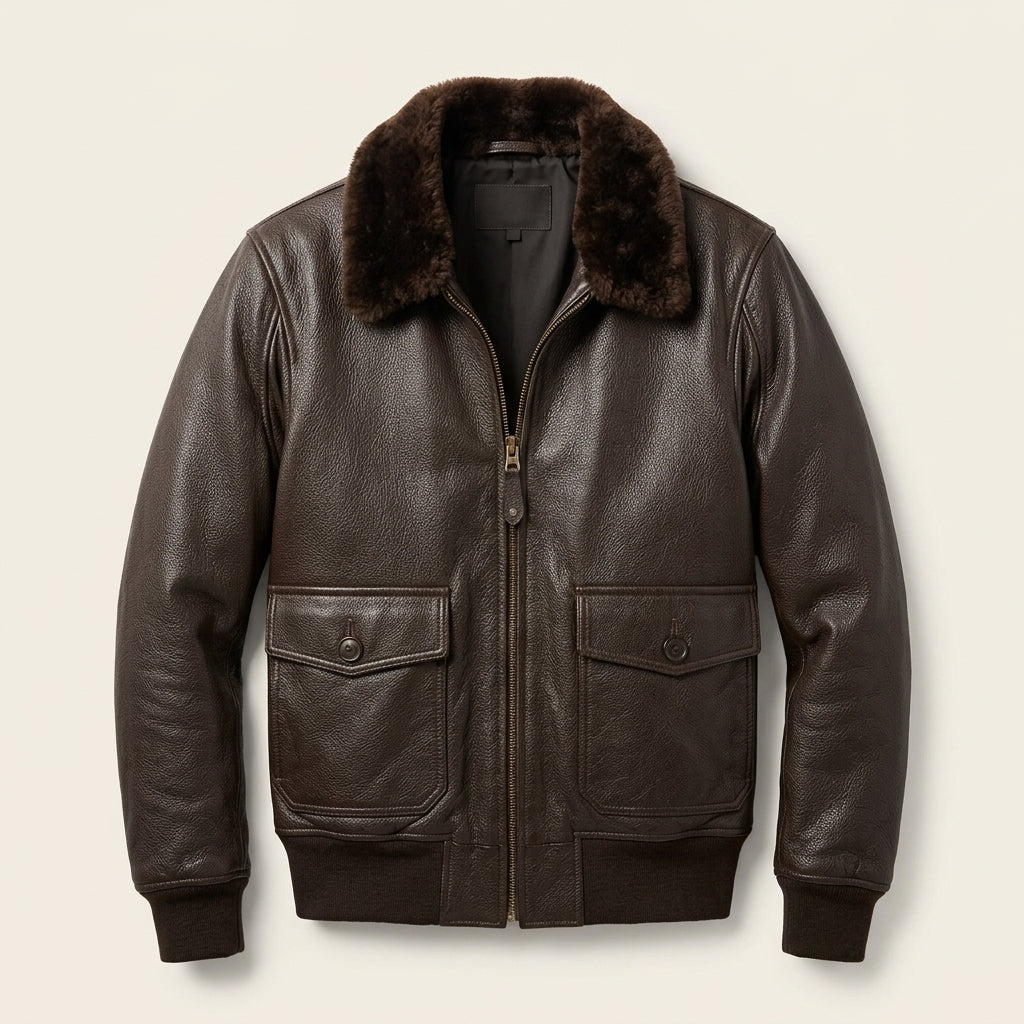 Men’s Designer Leather Jacket – Luxury Inspired Classic Outerwear