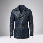 Men’s Riser Leather Jacket – Vintage Moto Fashion Style
