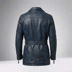 Men’s Riser Leather Jacket – Vintage Moto Fashion Style