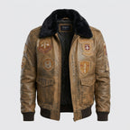 Men’s Aviator Flying Pilot Bomber Jacket
