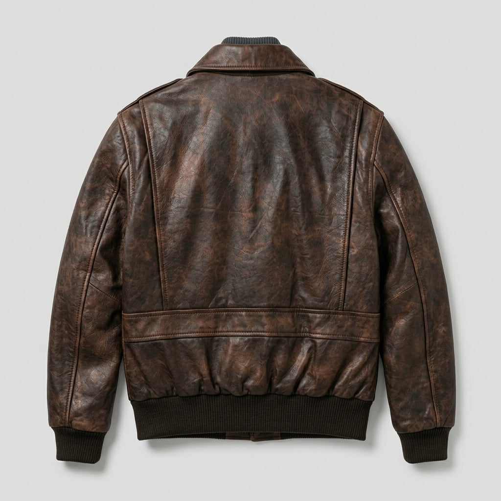 Men’s Aviator Brown WWII Flying Bomber Jacket
