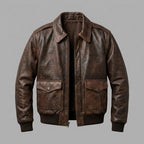 Men’s Aviator Brown WWII Flying Bomber Jacket