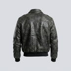 Men’s Black Lambskin Biker Jacket – Slim Fit Moto Leather Style
