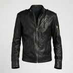 Men’s Classic Black Leather Jacket