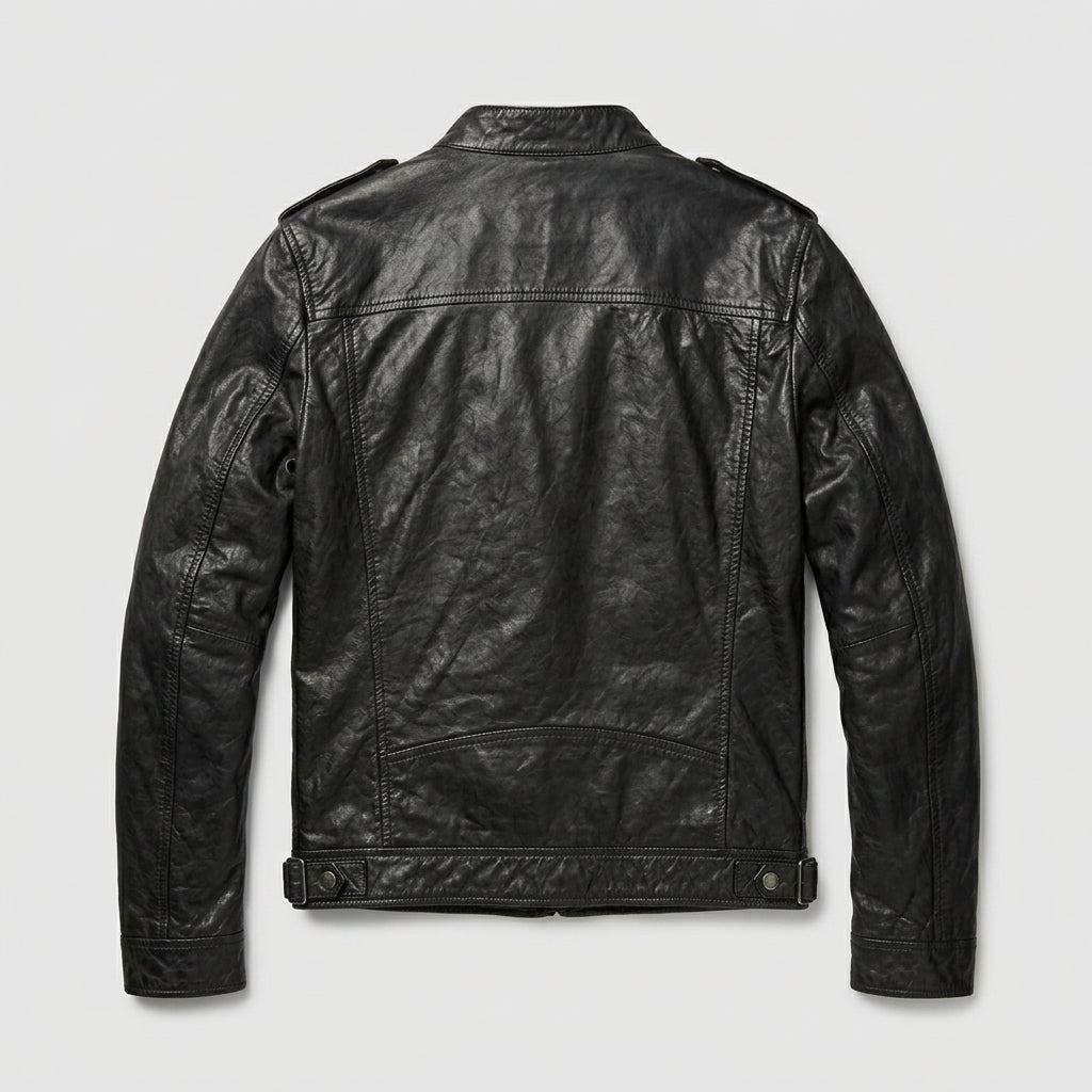 Men’s Classic Black Leather Jacket