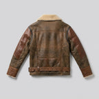 Men’s RAF B3 Aviator Leather Bomber Flying Jacket