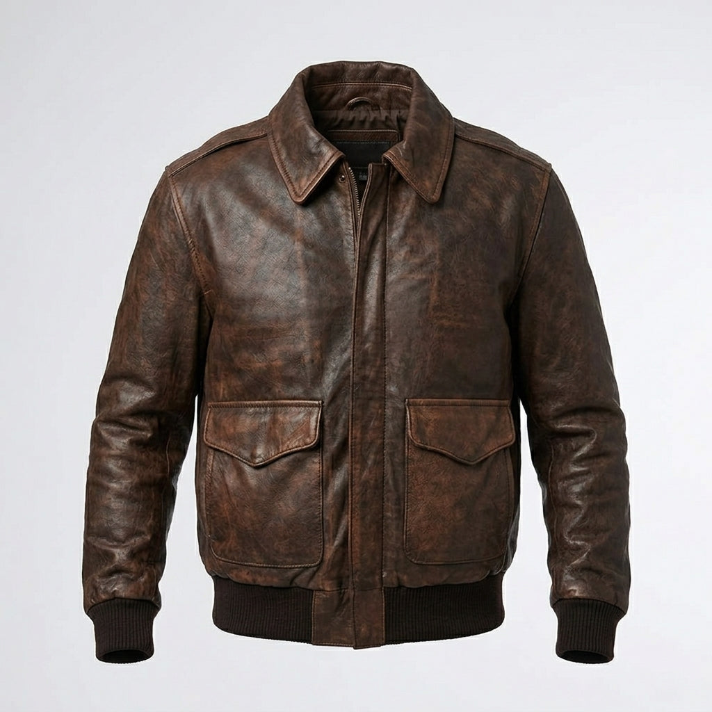 Men’s Merlin Hixon Heritage Motorcycle Jacket – Classic Vintage Biker Style