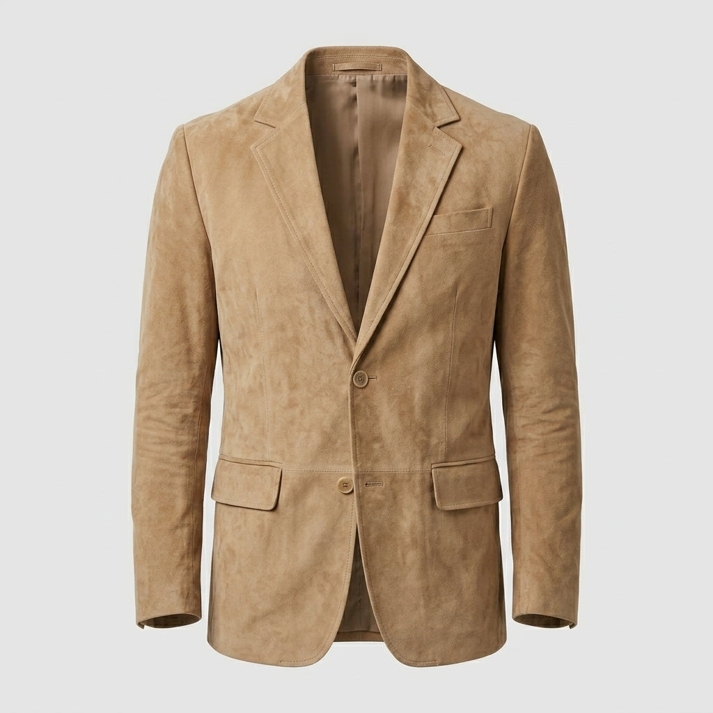 Men’s Real Suede Leather Blazer jacket