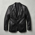 Men’s Stylish Lambskin Leather Blazer Jacket