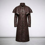 Men’s Punk Rave Lannister Coat – Gothic Steampunk Long Trench Style