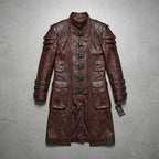Men’s Devil Fashion Warhammer Red Gothic Coat