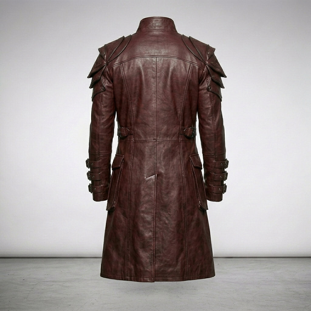 Men’s Devil Fashion Warhammer Red Gothic Coat