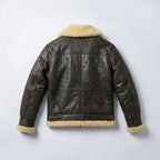 Buy Men's Dark Brown B3 Military Shearling Bomber Jacket