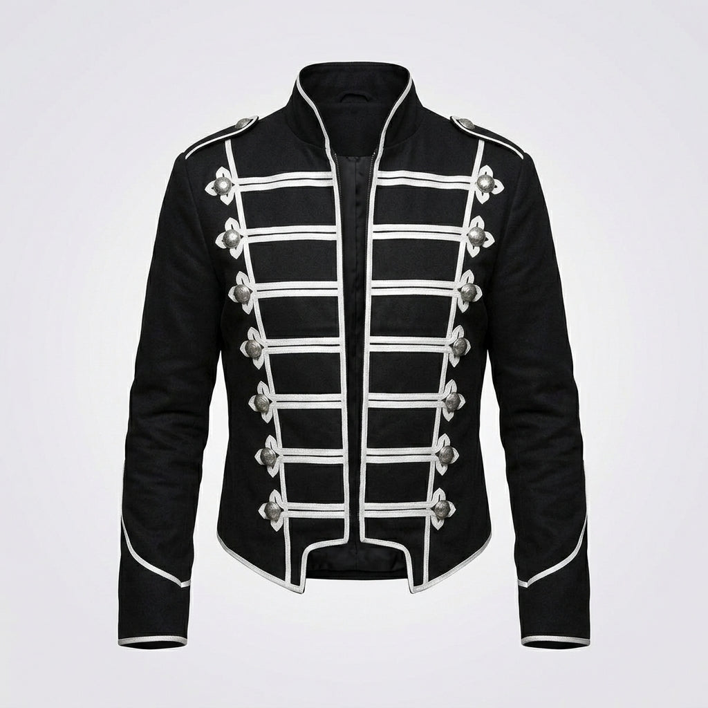 Men’s Marching Band Military Drummer Jacket – Parade Uniform Style Coat