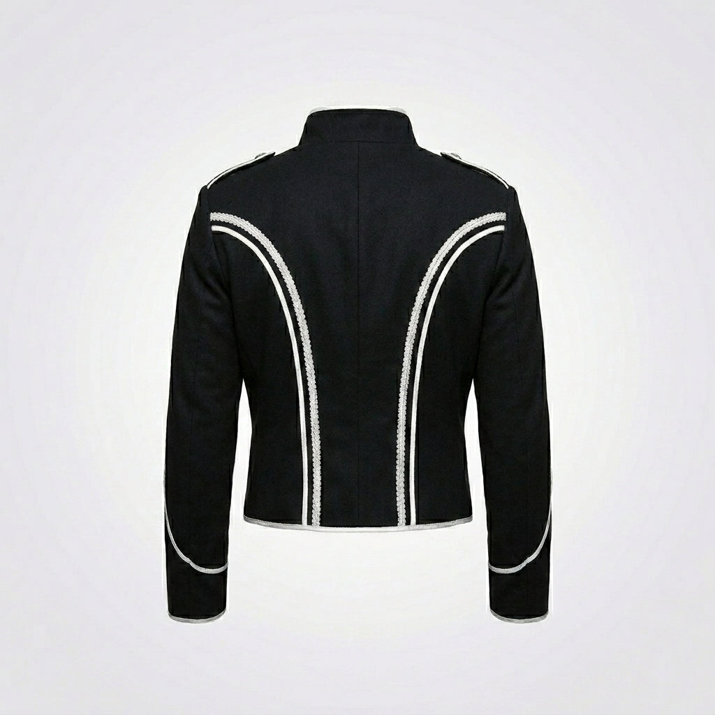 Men’s Marching Band Military Drummer Jacket – Parade Uniform Style Coat