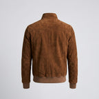 Men’s A-1 Suede Leather Flight Bomber Jacket
