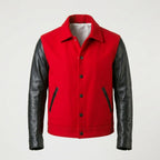 Men’s Alexandre Leather Flight Bomber Jacket – Luxury Aviator Leather Jacket