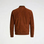 Men's Brown Suede Trucker Jacket – Classic Western Leather Jacket