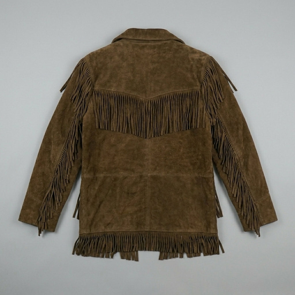 Shop Men's Western Suede Leather Jacket - Cowboy Style!