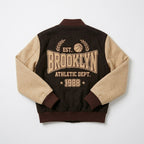 Hotline Miami Men’s Wool Bomber Varsity Jacket – Retro Letterman Style