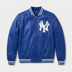 Men’s NY Yankees Letterman Varsity Leather Jacket – Premium Baseball Jacket