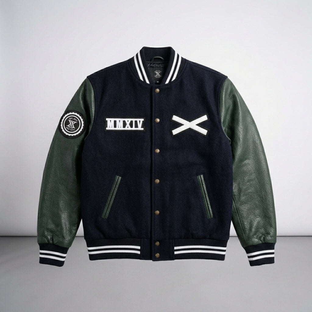 Men’s XO Tour Black Varsity Jacket – Premium Letterman Streetwear Jacket