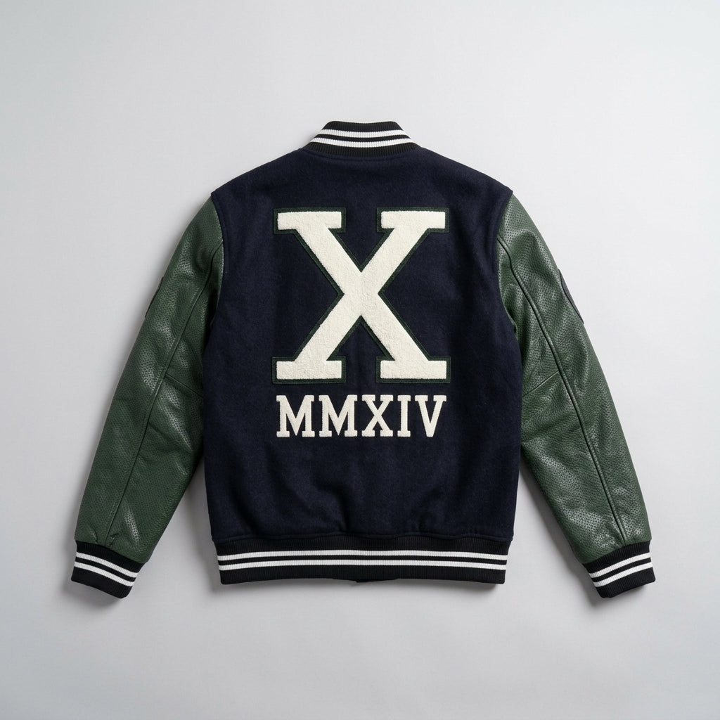 Men’s XO Tour Black Varsity Jacket – Premium Letterman Streetwear Jacket
