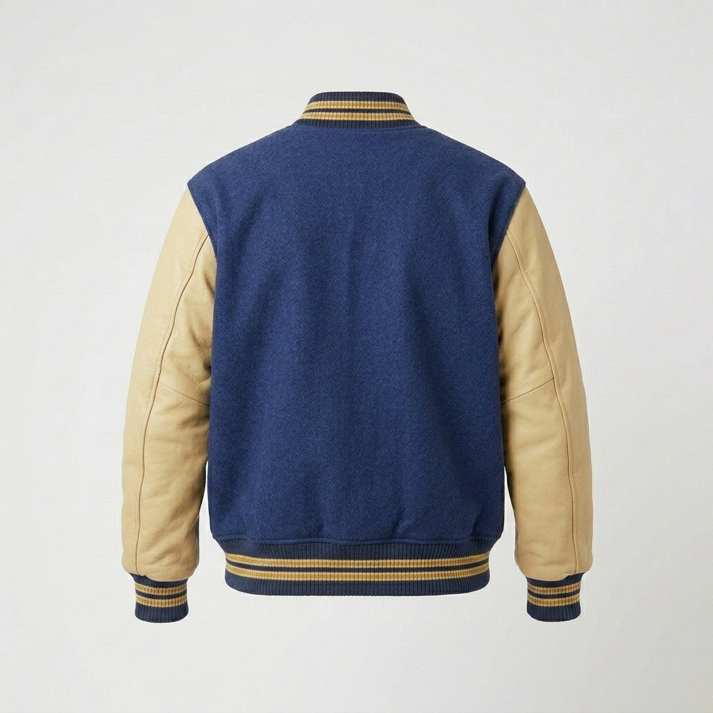 Timeless Baseball Varsity Wool Jacket – Classic Letterman Style for Men