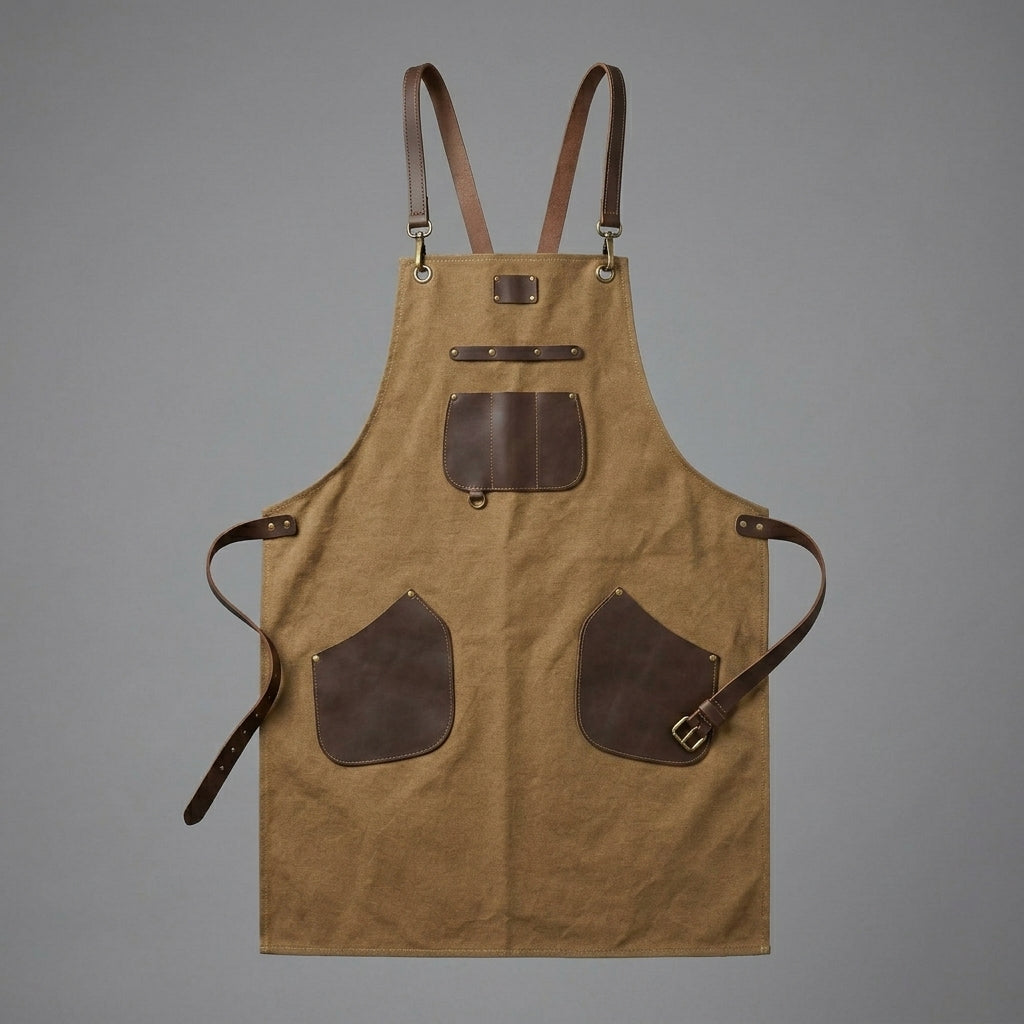 Leather Pocket Chef Apron