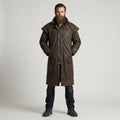 Men’s Low Rider Leather Duster Coat – Durable Western Outback Style