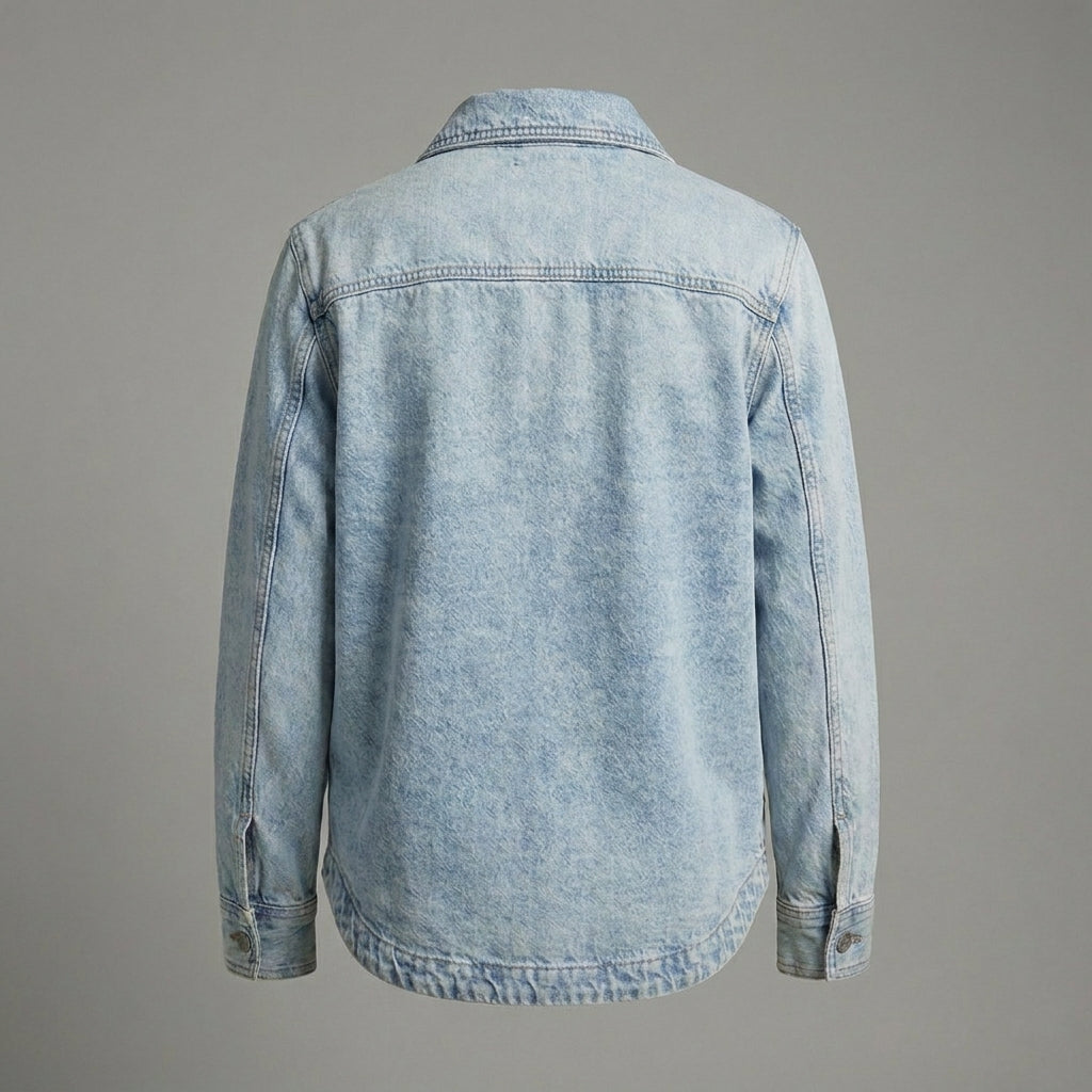 Light Blue Denim Shacket