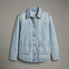Light Blue Denim Shacket