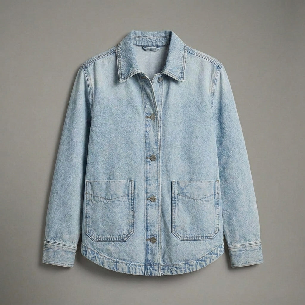 Light Blue Denim Shacket