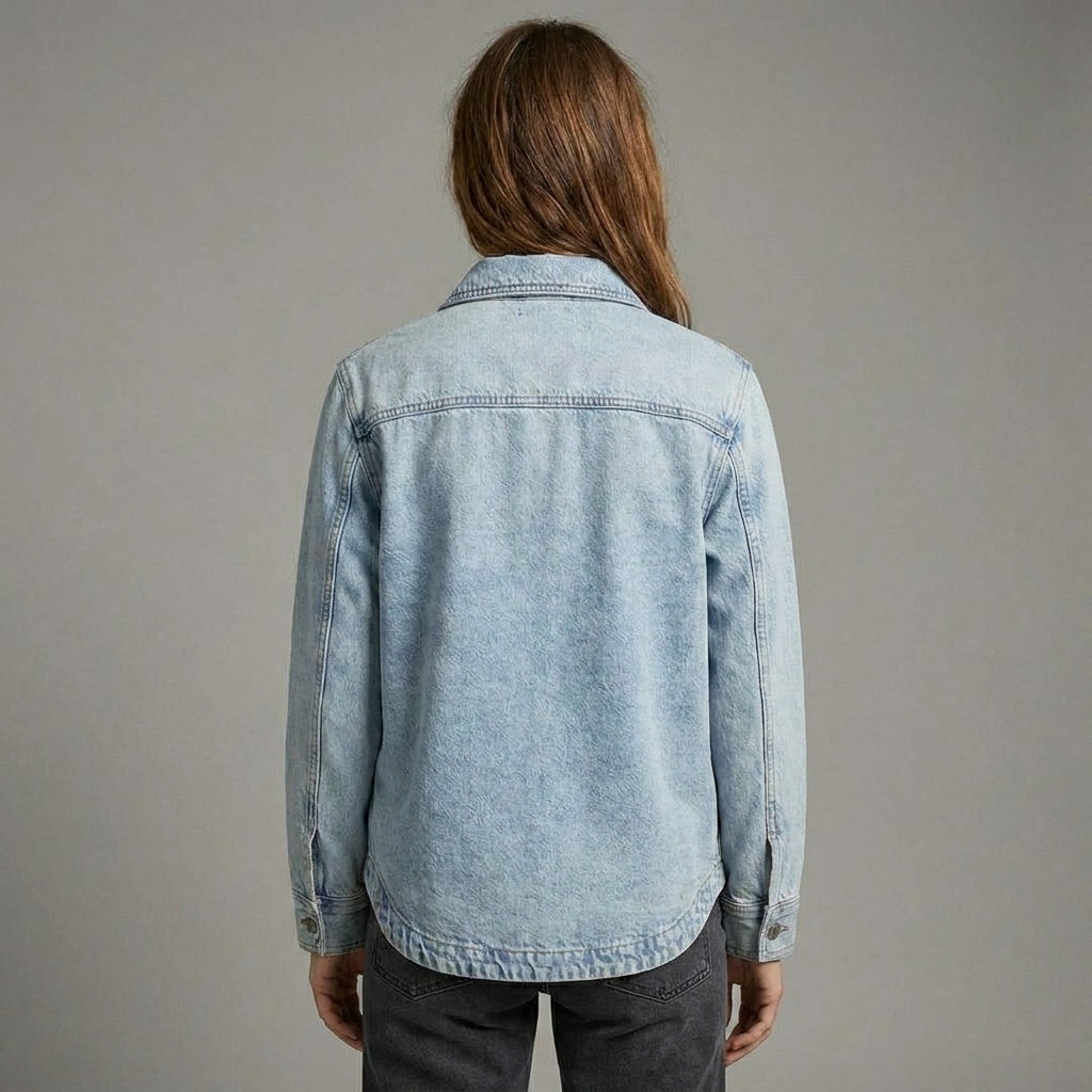 Light Blue Denim Shacket
