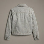 Light Grey Boxy Denim Jacket