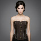 Luxury Genuine Leather Overbust Corset Top
