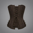 Luxury Genuine Leather Overbust Corset Top