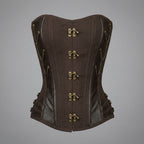 Luxury Genuine Leather Overbust Corset Top