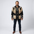 Men’s Black Cowboy Western Leather Jacket