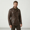 Men’s Trialmaster Panther Leather Biker Jacket