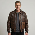 Men’s Aviator Brown WWII Flying Bomber Jacket