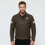 Men’s Merlin Hixon Heritage Motorcycle Jacket – Classic Vintage Biker Style